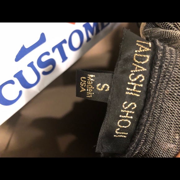 Black Tie long gown.  Worn once. - Picture 6 of 6